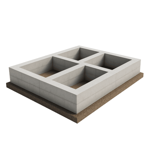 фундамент для дома из пеноблока в Москве